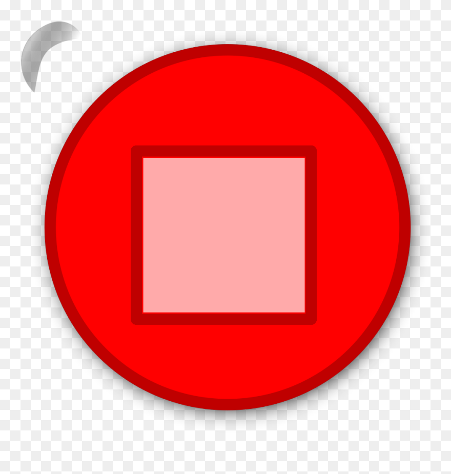 Stop Button Red Svg Clip Arts - 焼肉特急 西昆陽171駅 - Png Download