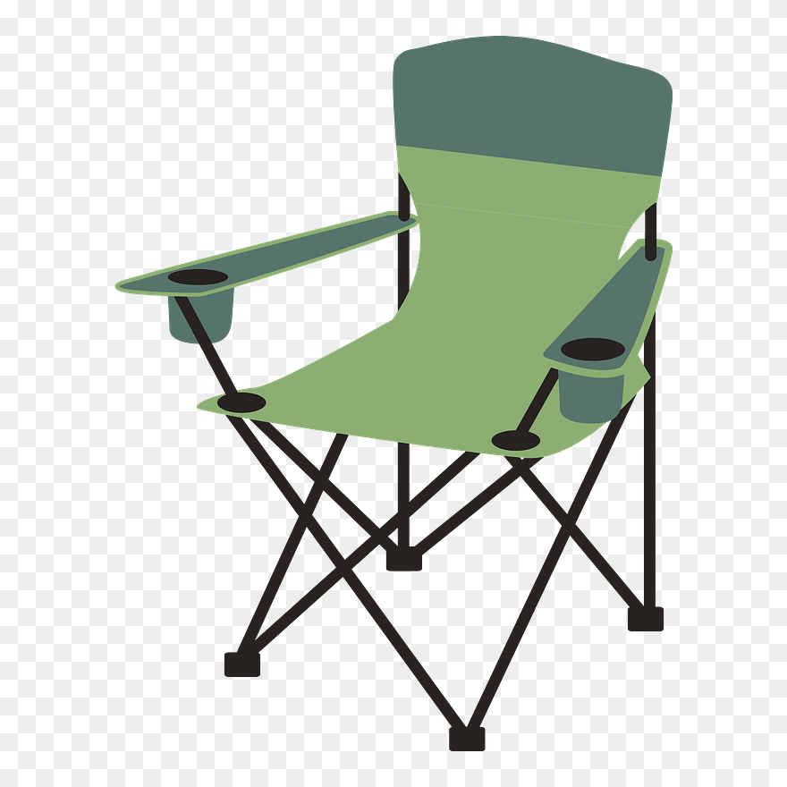 Chair Outdoor Clipart - Sillon Plegable Camping - Png Download