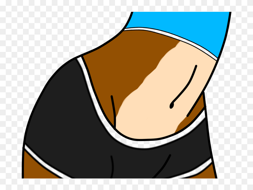 Sally Acorn Belly Button Clipart