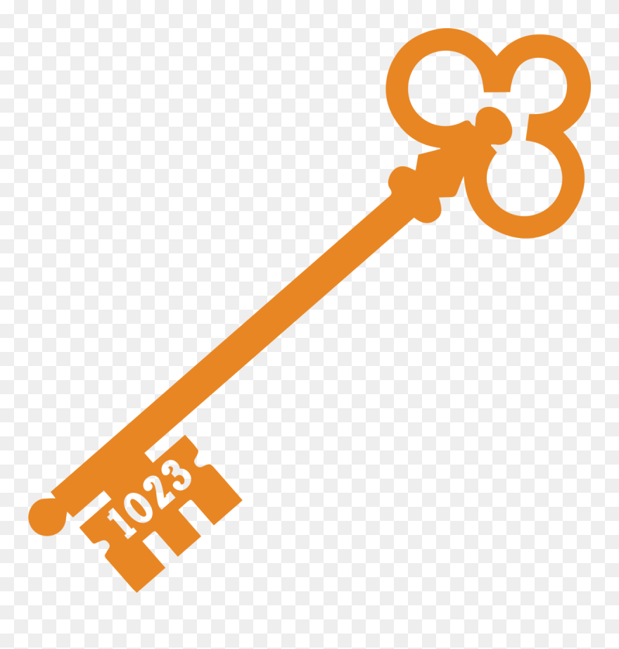 Alice In Wonderland Key Vector Clipart