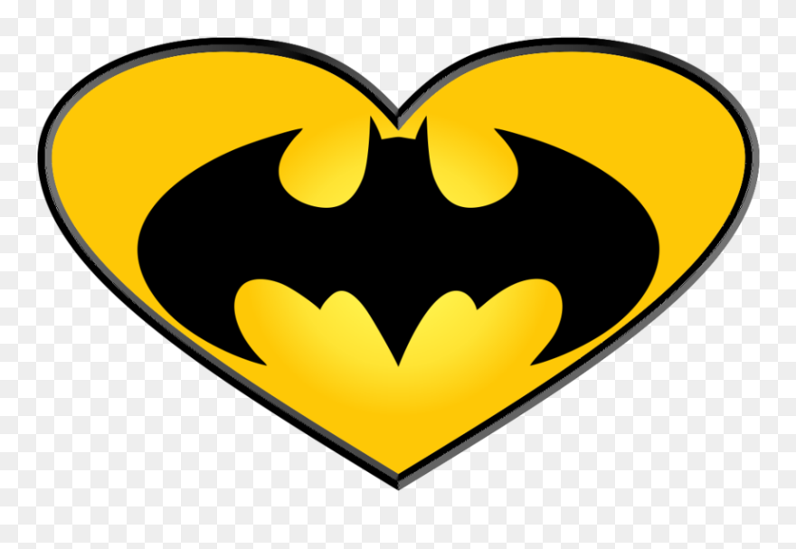 Batman Heart Eire Apparent Irish Apparel And More - Batman Symbol Clipart