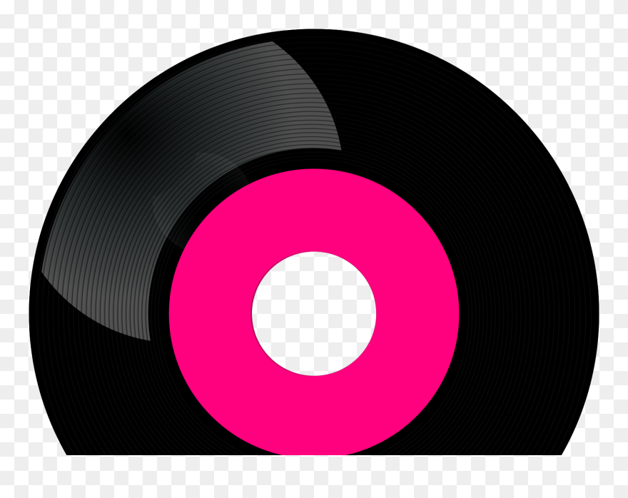 Pink Record Clip Art, Icon And Svg - Brixton - Png Download