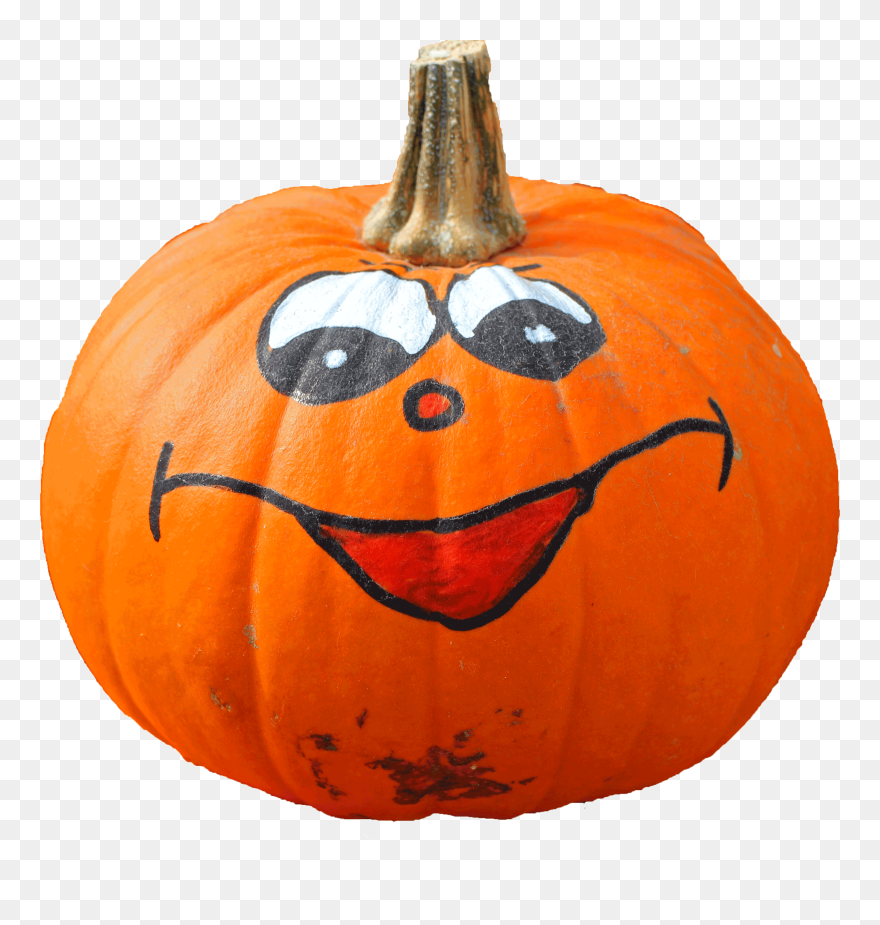 Paint Pumpkin Clipart Graphic Free Stock Orange Clipart - Painted Pumpkins Clipart - Png Download