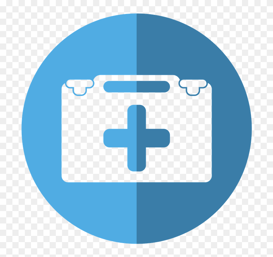 Blue Animal Health Record Icon - Health Record Hd Icon Clipart