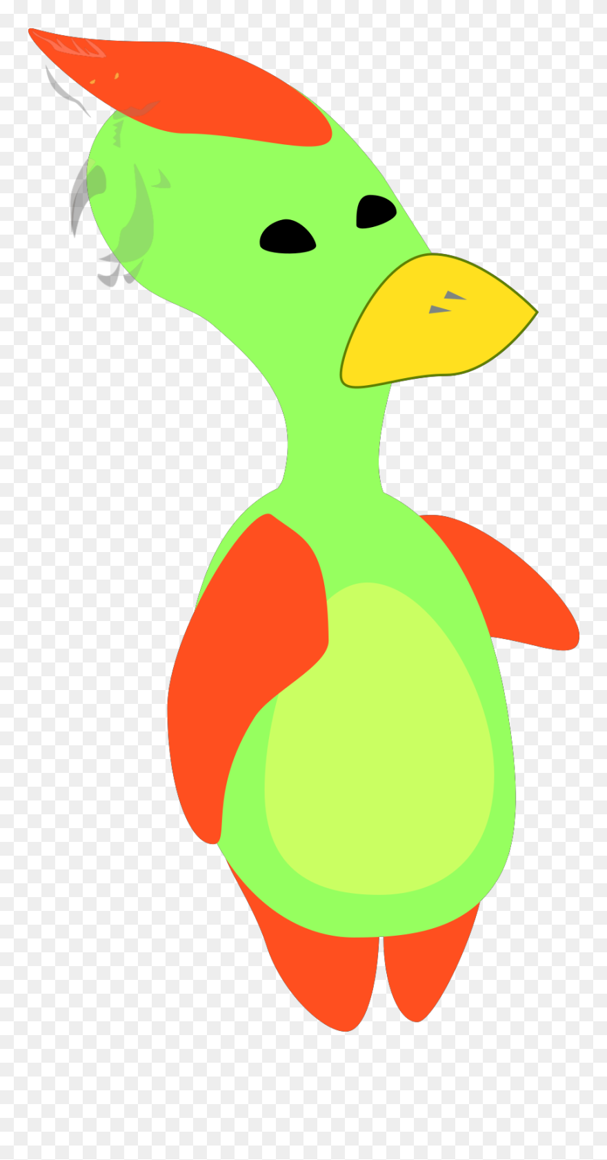 Alien Duck Clipart