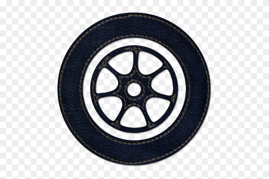 Car Computer Icons Wheel Tire Clip Art - Castel Del Monte - Png Download