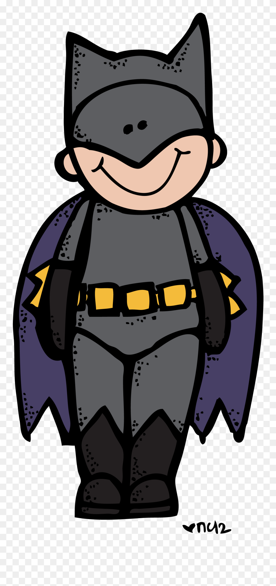 Batman Clipart Melonheadz - Melonheadz Superhero Clipart - Png Download