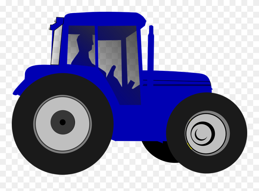 Thumb Image - Blue Tractor Clipart - Png Download