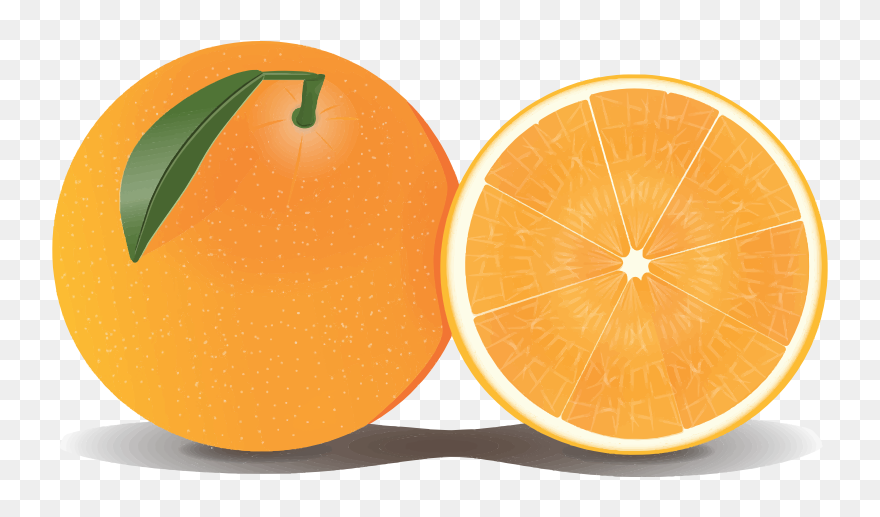 Orange Clipart Transparent Background - Png Download