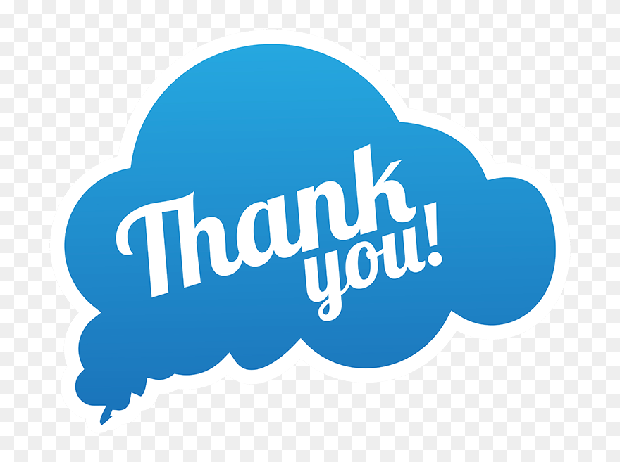 Thank You Thank You Transparent Blue- - Thank You Png Blue Clipart