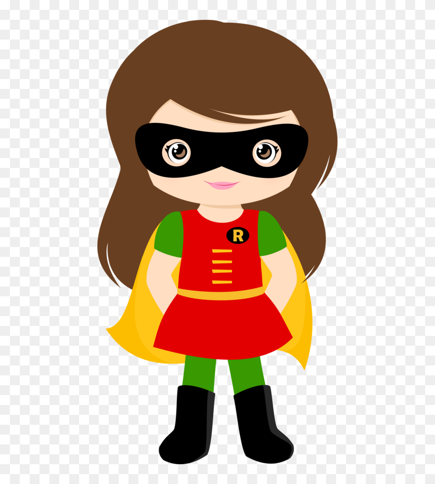Minus Hero Girl, Batman Party, Batman Birthday, - Super Heroes Animados Niñas Clipart