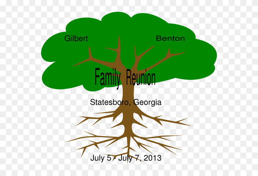 Apple Tree With Roots Clipart