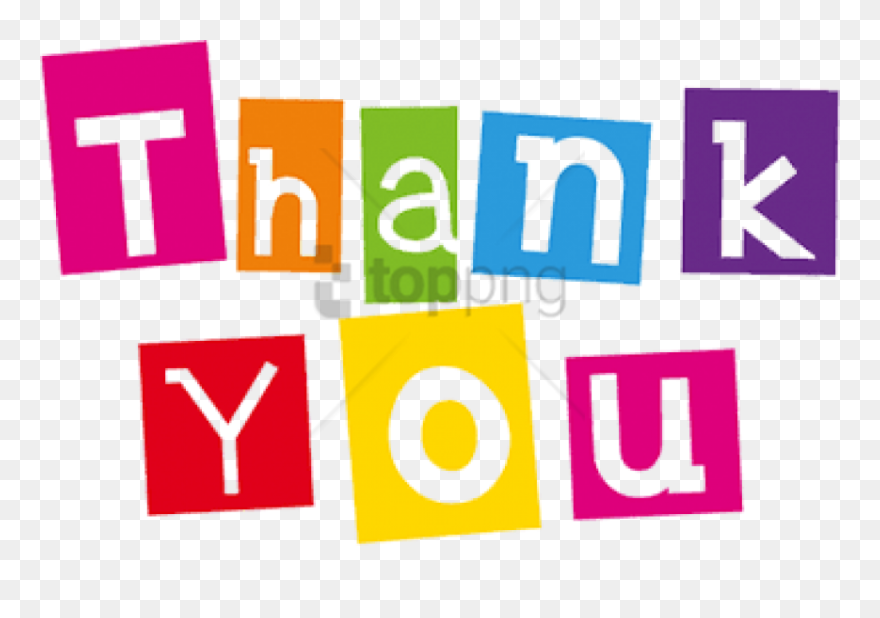 Free Png Thank You Colours Png Image With Transparent - Thank You Transparent Background Png Clipart