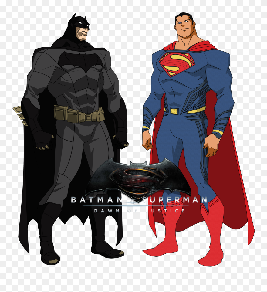 Clip Art Free Download Transparent Superman Batman - Batman And Superman Vector - Png Download