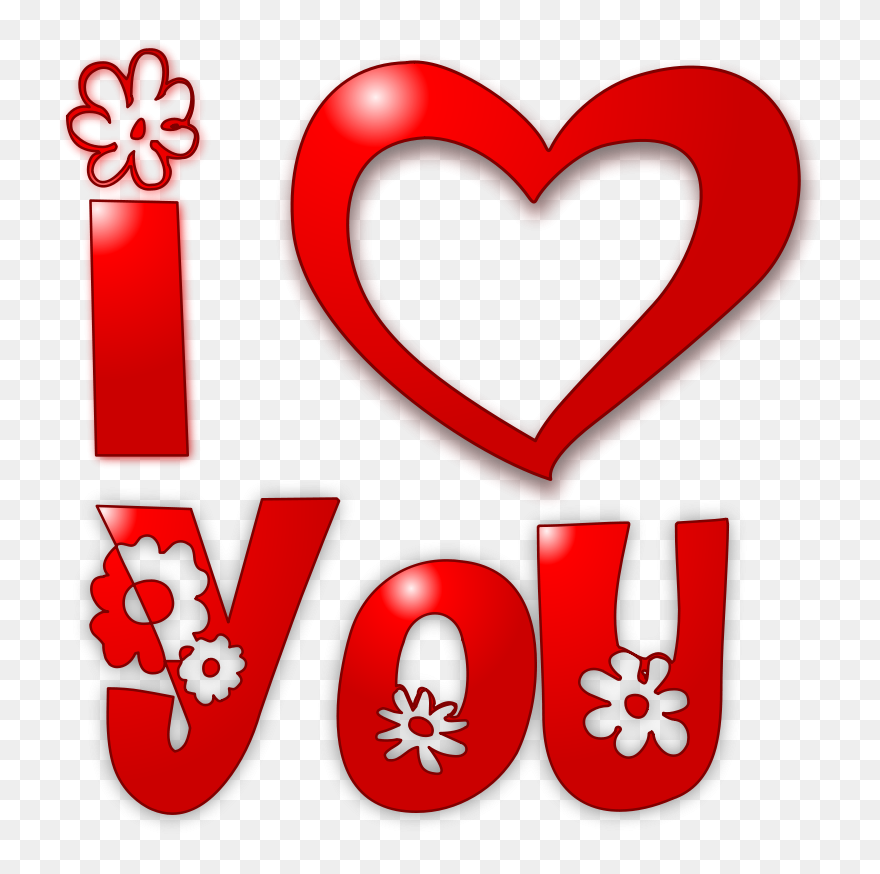 Free I Love You Clipart Free Clipart 1001freedownloads - Clip Art - Png Download