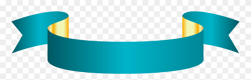 Blue Banner Transparent Png Clip Art Image - Ribbon Banner Without Background