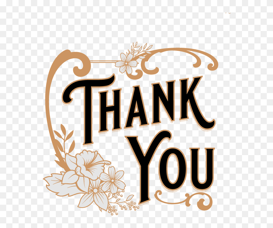 Thank You Vintage S Free Clipart , Png Download - Clip Art Transparent Png
