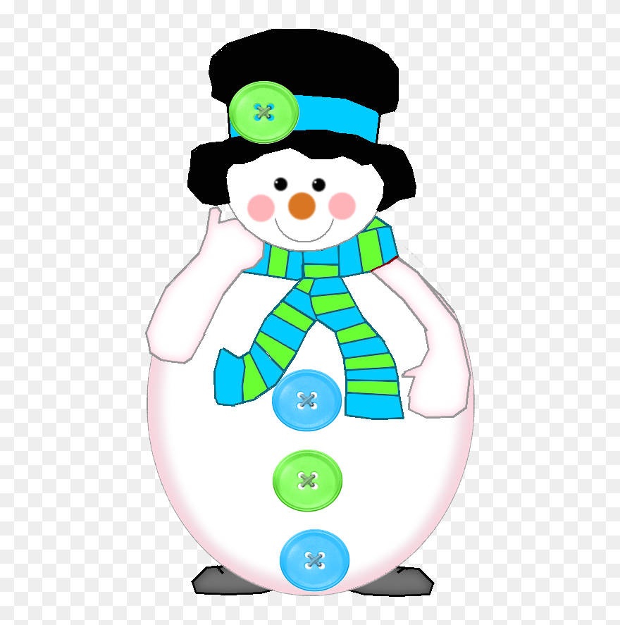 Snowman Snowflake Banner Clipart Jpg Royalty Free Library - Clip Art - Png Download