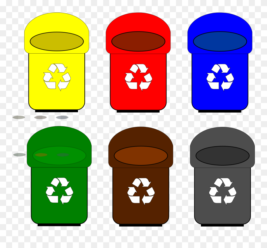 Recycling Bins Png Clipart