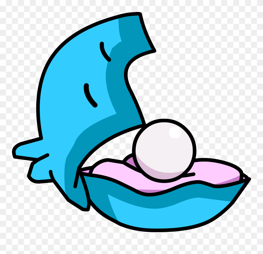 Transparent Clams Clip Art - Club Penguin Aqua Grabber Clam - Png Download