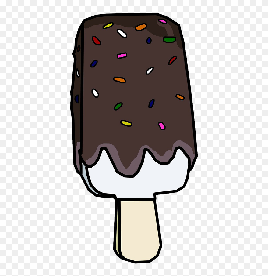 Popsicle Clip Art At Vector Clip Art 2 Image - Ice Cream Popsicle Cartoon - Png Download