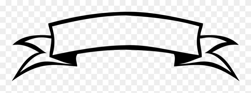 Collection Of Free Banner Drawing Ribbon Download On - Ribbon Black And White Clipart