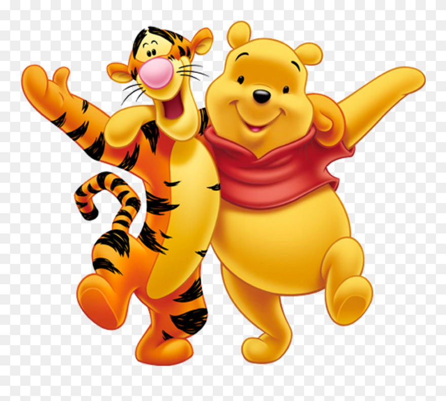 Friends Clipart Transparent 2 » Clipart Portal - Winnie The Pooh And Tigger - Png Download