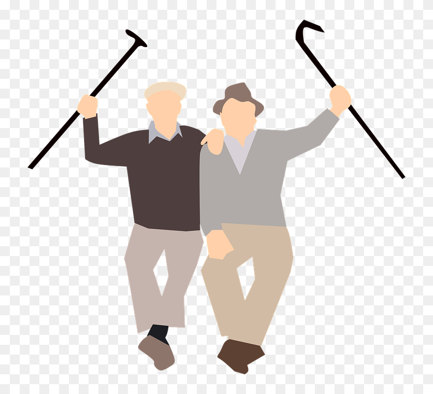 Transparent Friends Png - Old Friends Png Clipart