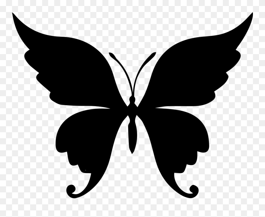 Wing Svg Butterfly - Shapes Of Butterfly Clipart