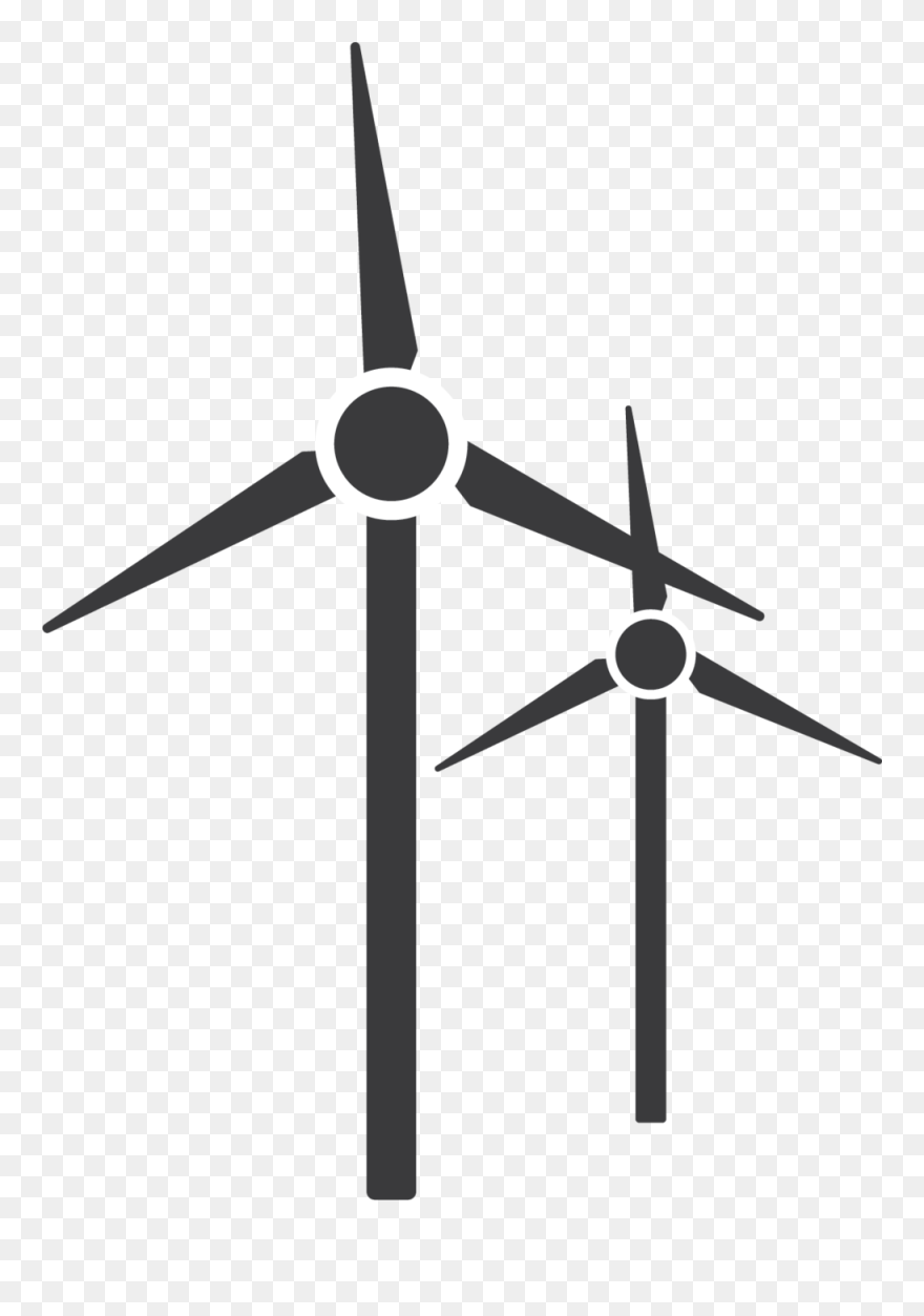 Wind Turbines - Wind Turbines Clipart Png Transparent Png