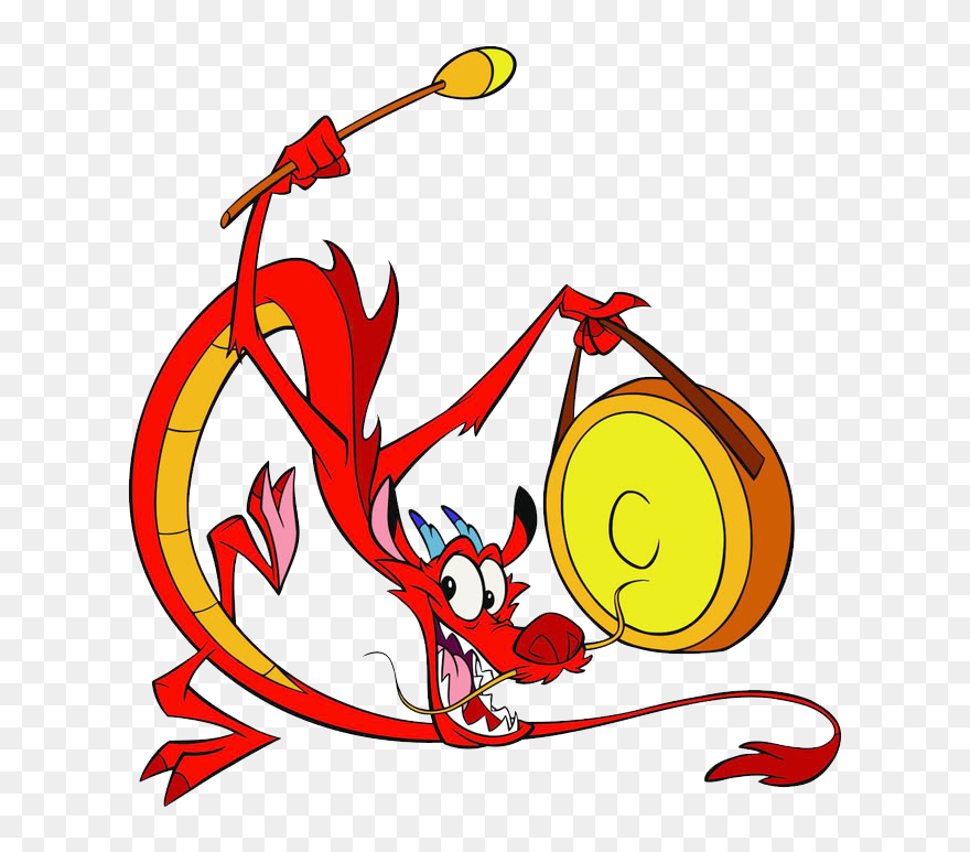 Back To Disney Friends Clipart - Mushu Mulan Png Transparent Png