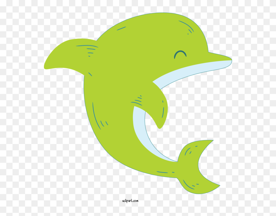 Transparent Animals Bottlenose Dolphin Dolphin Fin - Cloud Computing Clipart