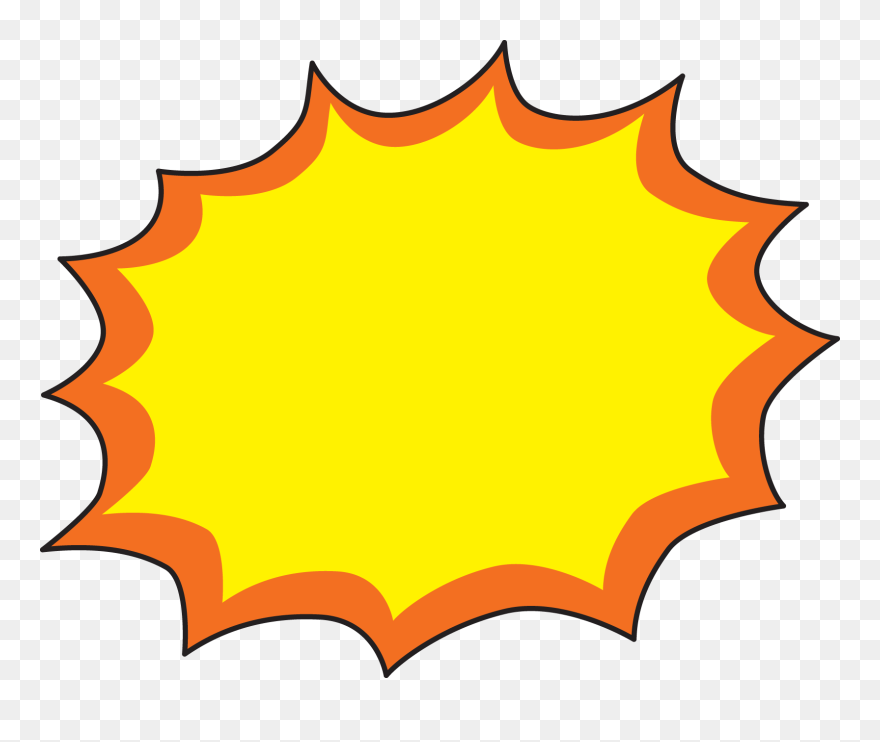 Starburst Cliparts - Clipart Explosion - Png Download
