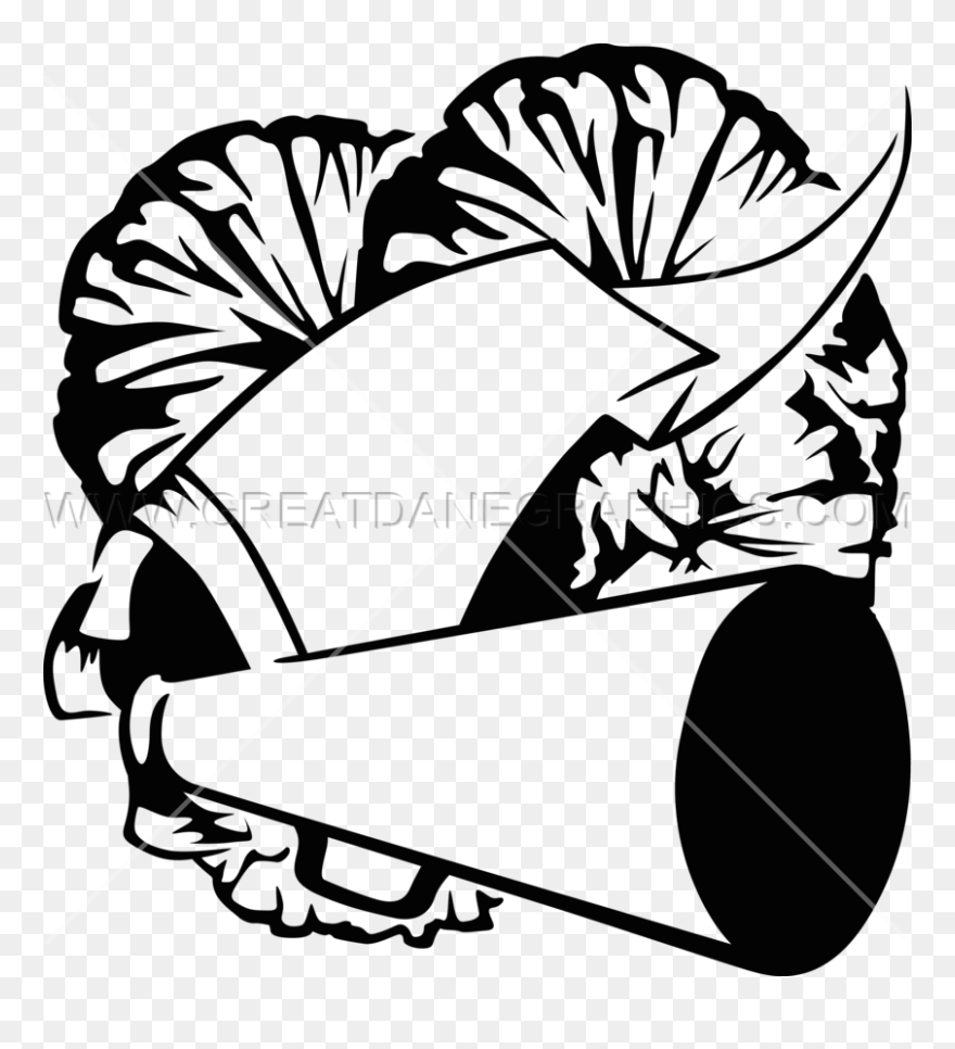 Clip Art Drawing Cheerleading Pom-pom Vector Graphics - Pom Pom Cheerleading Vector - Png Download