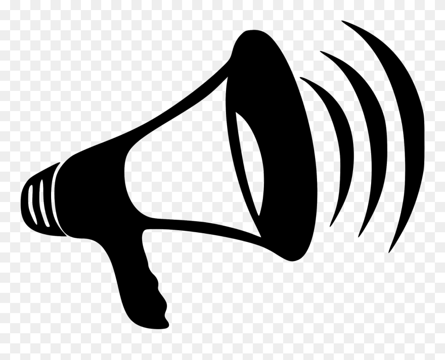 Transparent Background Megaphone Clip Art - Png Download