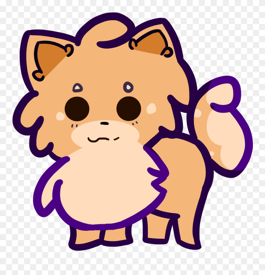 Pomeranian Pom-pom Canidae Snout Clip Art - Cartoon - Png Download