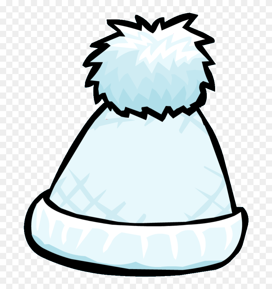 Snowy Pompom Toque - Pom Pom Hat Clipart - Png Download