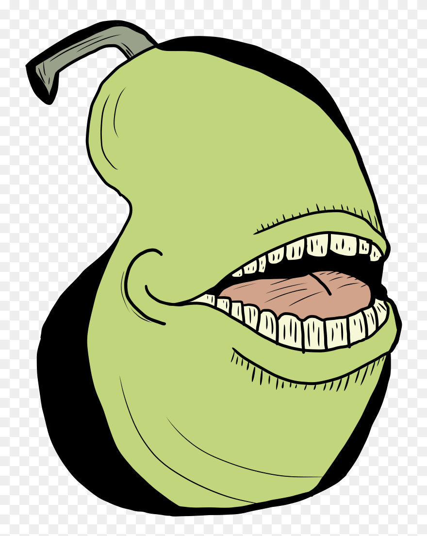 Nose Cheek Mouth Clip Art - Cartoon - Png Download