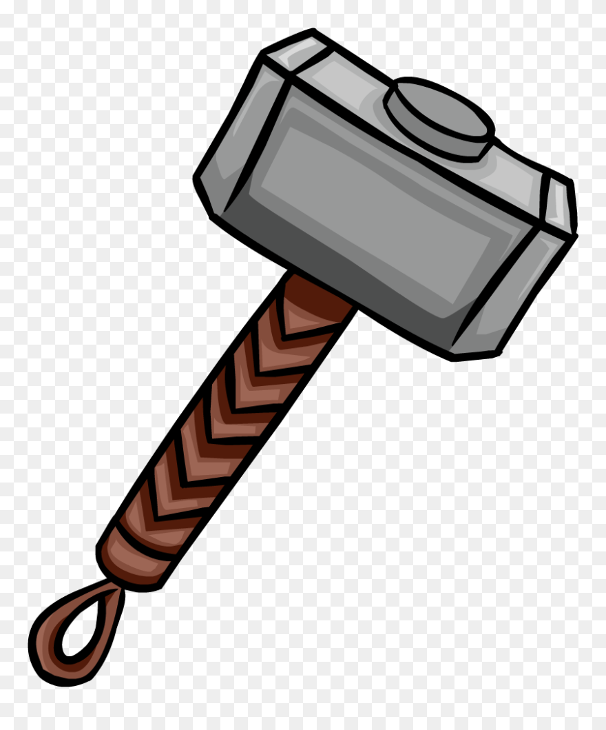 Thor Mjxc3xb6lnir Hammer Clip Art - Thor's Hammer Clipart - Png Download