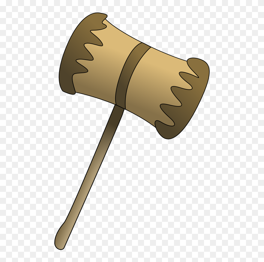 Wood Mallet Clipart Clip Art Freeuse Library Free Clipart - Mallet Clipart - Png Download