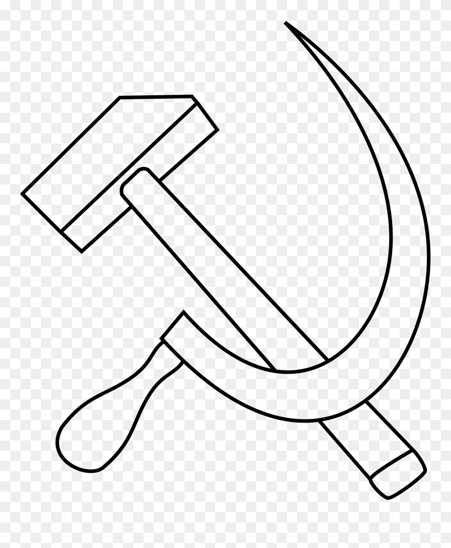 Hammer And Sickle Drawing Clipart