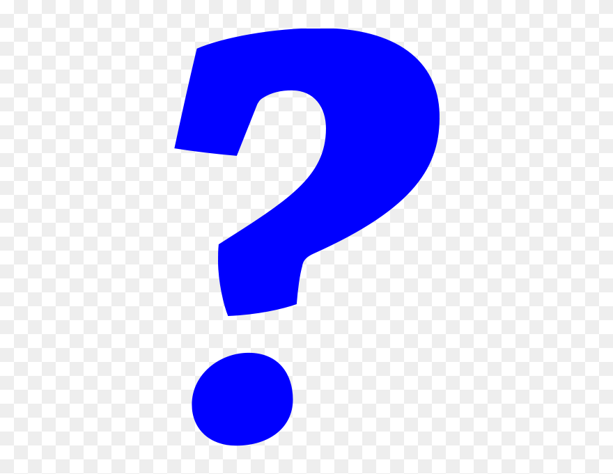 Clipart Question Mark Free Â - Blue Question Mark Symbol - Png Download