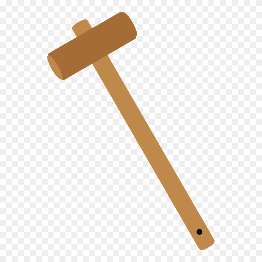 Wooden Hammer Clipart - Cross - Png Download