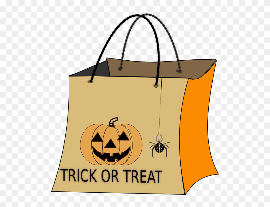 Trick Or Treat Bag Clipart - Png Download