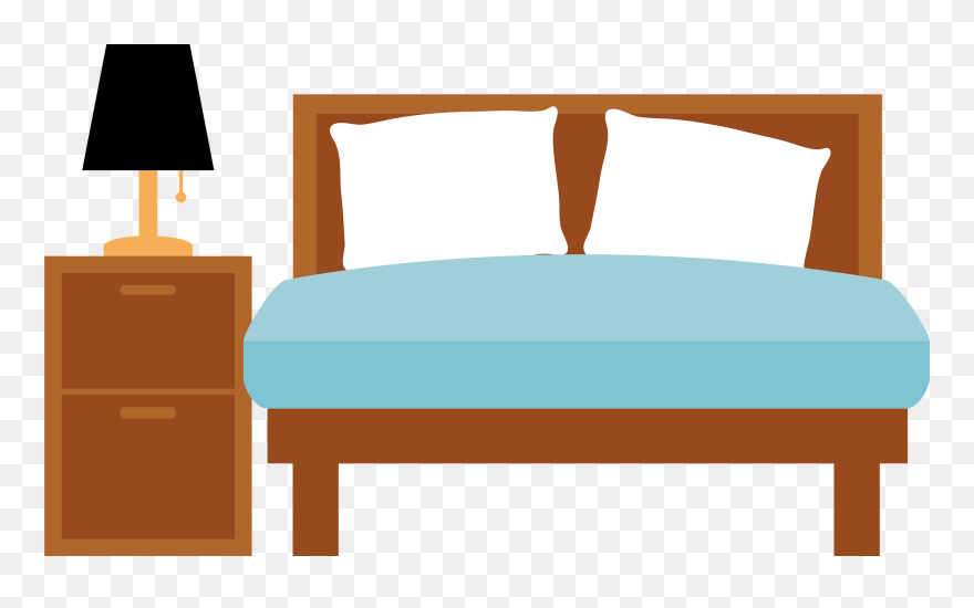 Bed Furniture Clipart - Bed Frame - Png Download