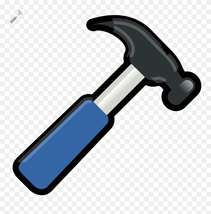 Hammer Cartoon Clipart - Png Download