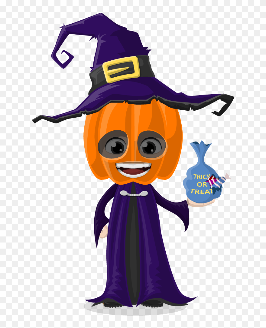 Halloween Characters Clipart Vector Library 28 Collection - Halloween Character Clipart - Png Download