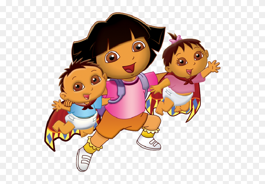 Dora The Explorer Cartoon Images Clip Art - Super Baby Dora The Explorer - Png Download