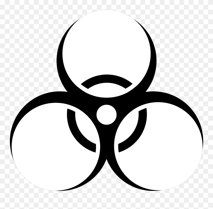 Biohazard Symbol Clip Art - Free Biohazard Symbol - Png Download