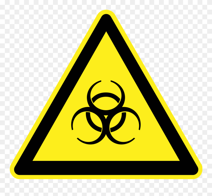 Computers Clipart Hazard - Warning Biological Hazard - Png Download